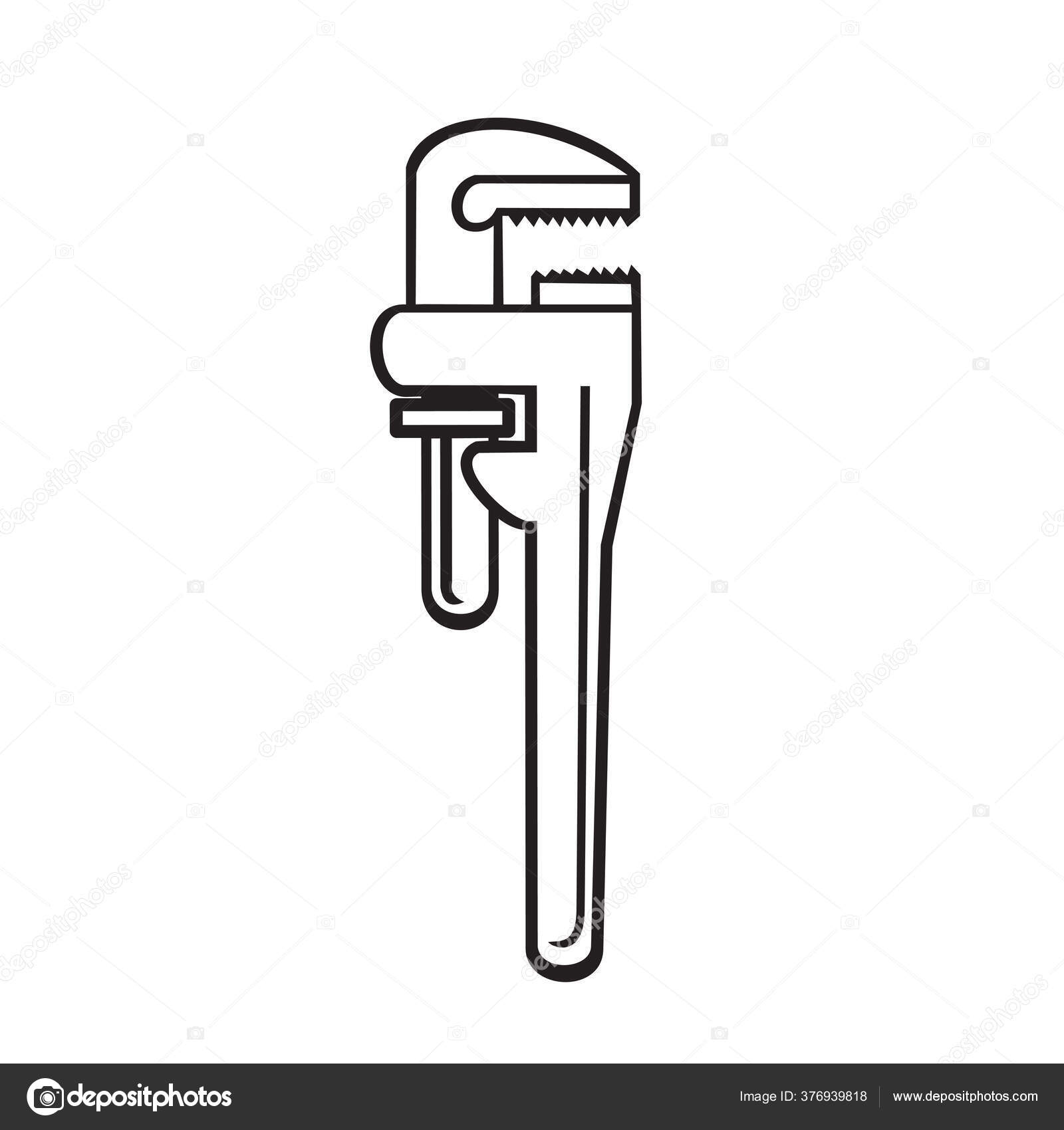 Vectores de Llave inglesa stillson, imágenes vectoriales | DepositPhotos, image size:1600x1700