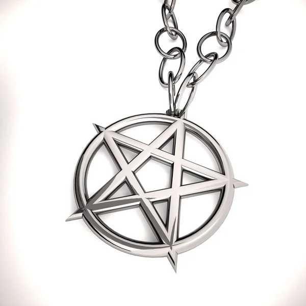 Collier avec pentacle — Photo