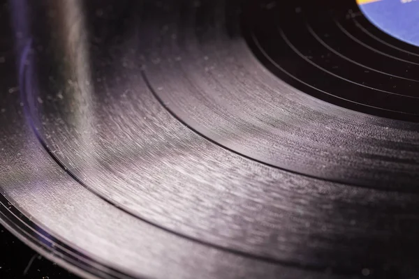 Vinyl record in close up — Stock Photo, Image