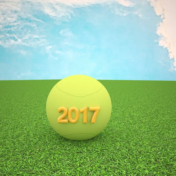 Tenisák pro rok 2017 — Stock fotografie