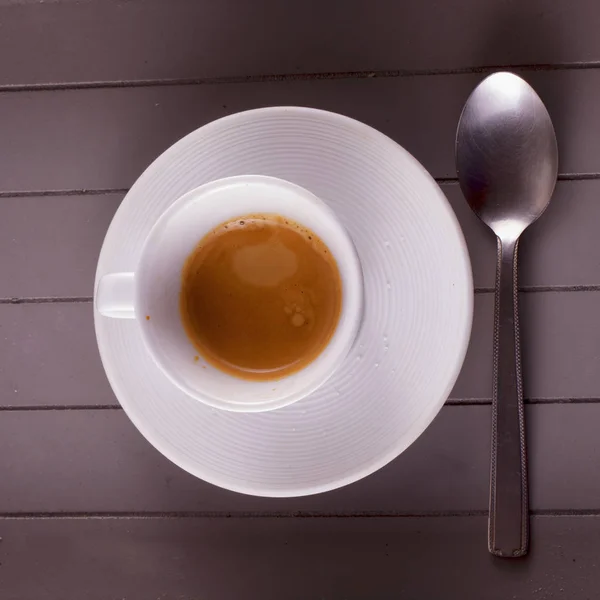 一杯咖啡中的咖啡 — 图库照片