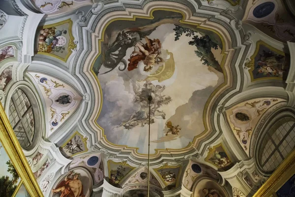 Freska na střeše palazzina di caccia z Stupinigi (1729) — Stock fotografie