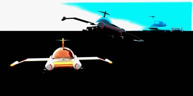 Ekranda Uçan arabalar