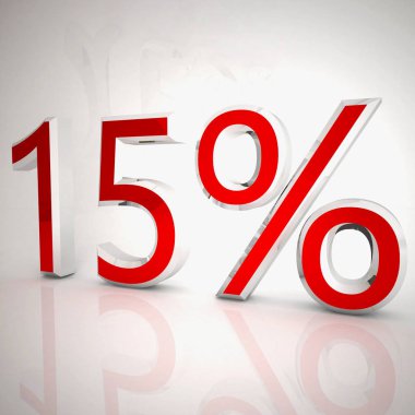 15 per cent