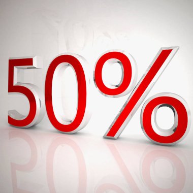 50 per cent