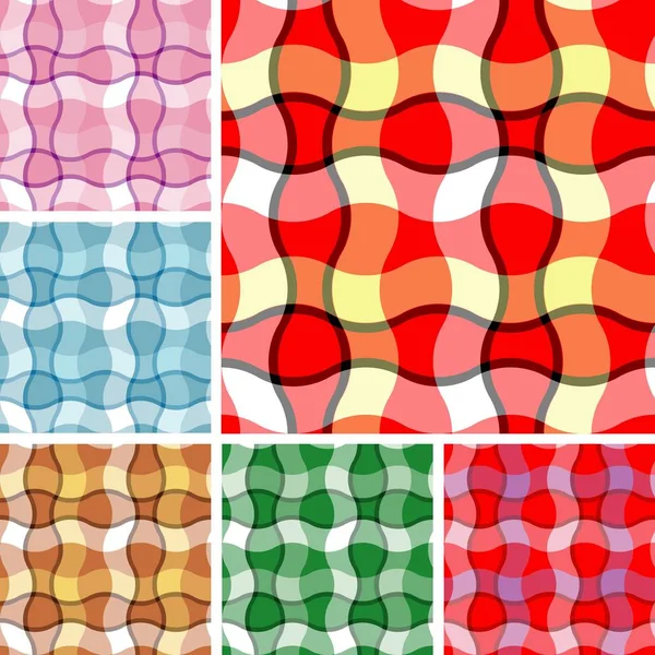 Modèles de plaid sans couture — Image vectorielle