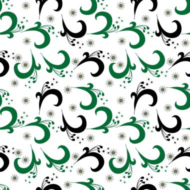 Dikişsiz soyut girdap deseni