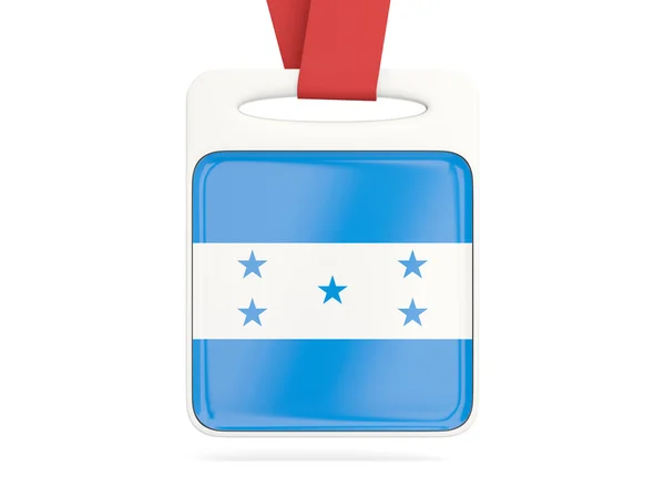 Флаг Гондураса, квадратная карта — стоковое фото
