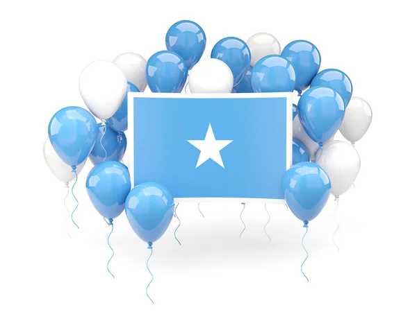 Flaga Somalii z balonów — Zdjęcie stockowe