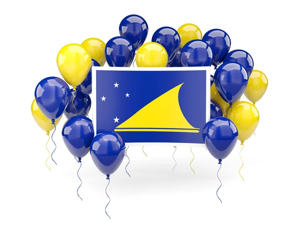 Bandera de tokelau con globos —  Fotos de Stock