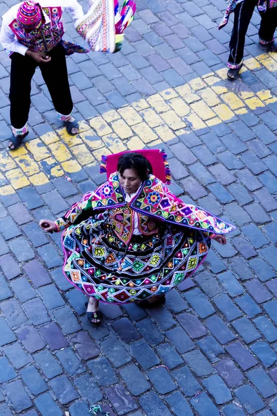 Inti Raymi 祭典ペルー南米 2015 — ストック写真
