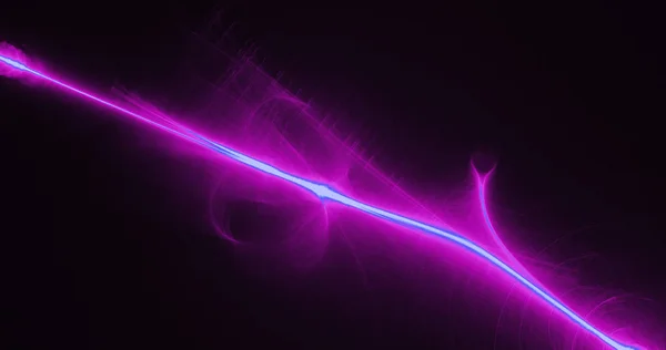 Purple And Blue Abstract Lines Curves Particles Background — Stock Photo, Image