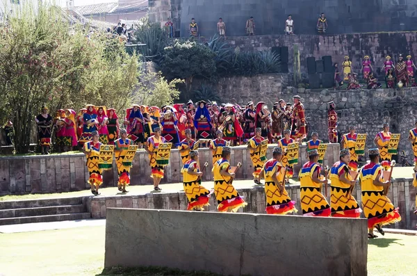 İnti Raymi Festivali Cusco Peru Güney Amerika 