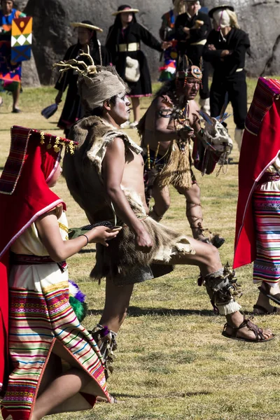 Inti Raymi Festival Cusco Peru South America — Stock Photo, Image