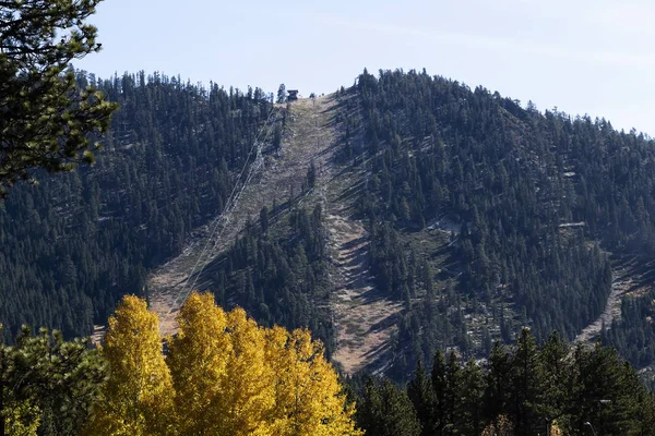 Ski Slopes Without Snow Late October Lake Tahoe California — Stock Photo, Image