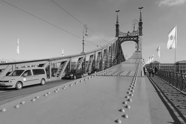 Szabadság híd Budapest Magyarország — Stock Fotó