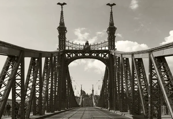 Liberty Bridge Budapest Ungern — Stockfoto