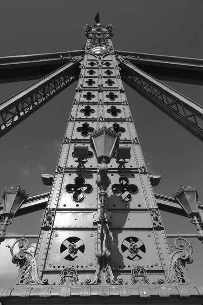 Details voor Liberty Bridge In Boedapest — Stockfoto