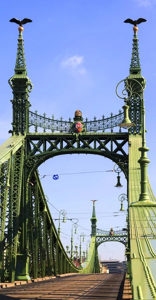 Ponte da liberdade em Budapeste — Fotografia de Stock