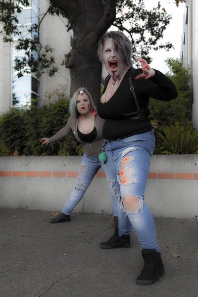 Zombies Takes Over the City — Stock Photo, Image