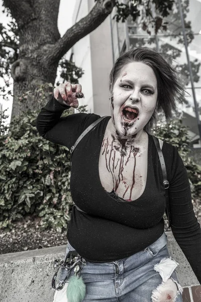 Zombies Takes Over the City — Stock Photo, Image