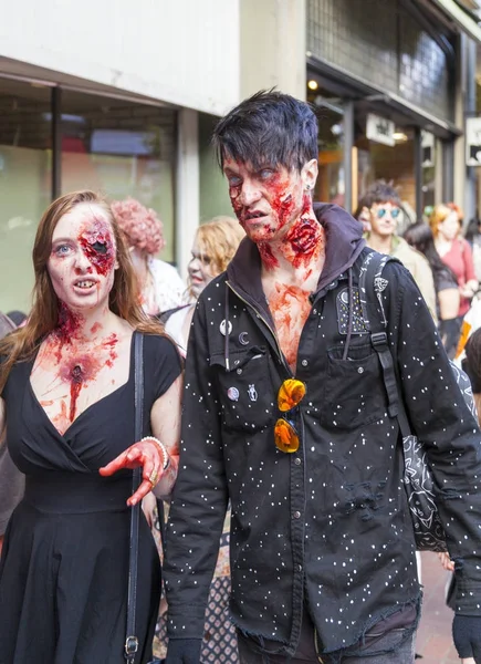 Zombies erobern die Stadt — Stockfoto