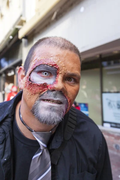 Zombies toma conta da cidade — Fotografia de Stock