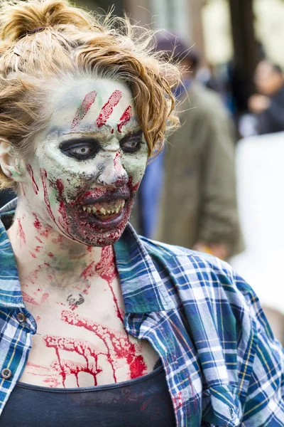 Zombies ta över staden — Stockfoto