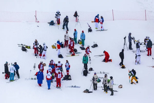 Copa del Mundo de Esquí FIS Freestyle , — Foto de Stock