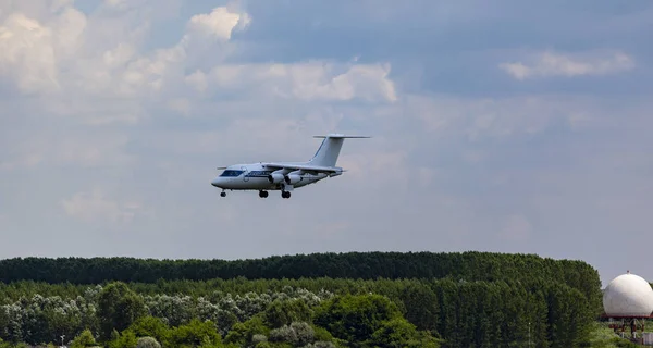 Budapeste Aeroporto Internacional Hungria Agosto 2019 Bristish Aerospace 146 Plane — Fotografia de Stock