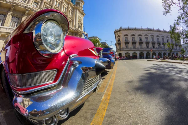 Habana Cuba 2018 Coches Clásicos Americanos Vintage Condiciones Totalmente Restauradas — Foto de Stock