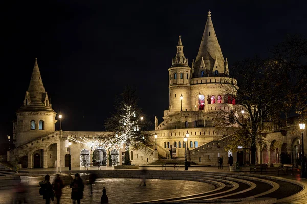 Budapest Hongrie Octobre 2019 Célèbre Bastion Des Pêcheurs Par Une — Photo