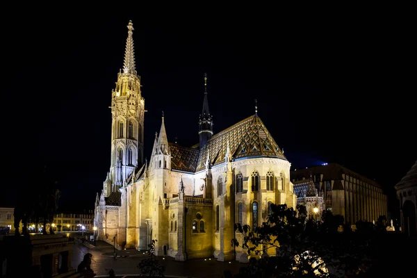 Recientemente Renovada Iglesia Mathias Budapest Una Gran Atracción Para Los — Foto de Stock