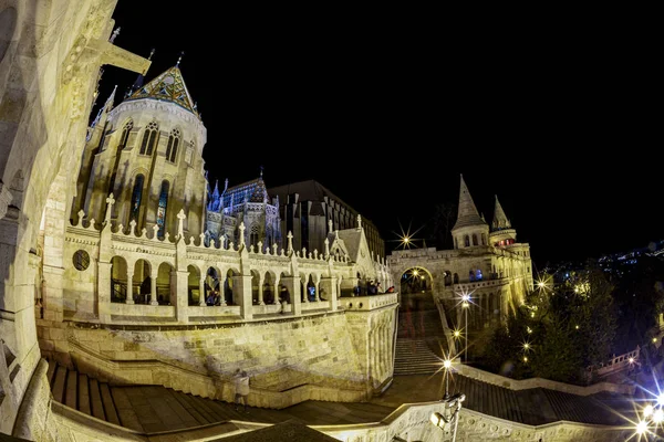 Budapest Hongrie Octobre 2019 Célèbre Bastion Des Pêcheurs Par Une — Photo