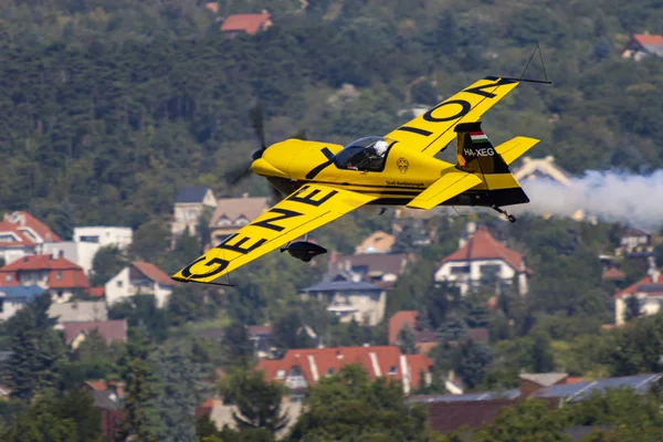 Compradores Hungria Ago 2019 Budaors Airshow Corvus Ca41 Racer Voa — Fotografia de Stock