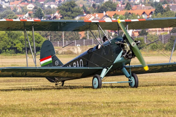Budaors Hungary Aug 2019 Budaors Airshow Flygplan Mintskick Och Luftvärdigt — Stockfoto