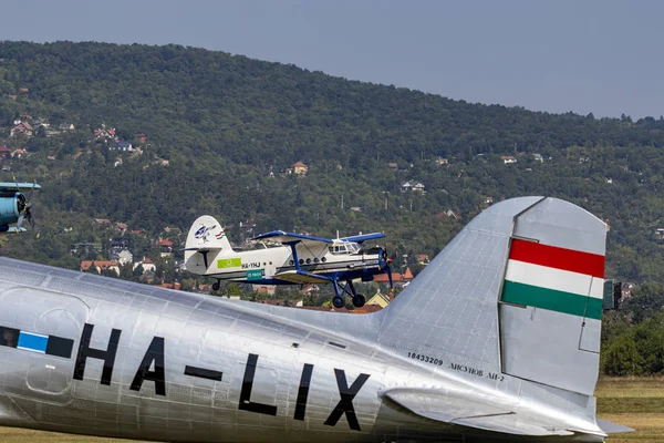 Budaory Węgry Sie 2018 Samolot Lix Ten Samolot Około Lat — Zdjęcie stockowe