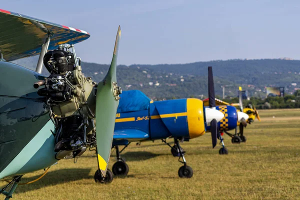 Budaors Hungary Aug 2019 Budaors Airshow Aircraft Mint Condition Airworthy — Fotografia de Stock