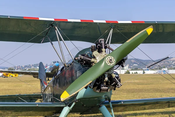 Budors Hungary 2019年8月1日 Budors Airshow 2航空機はミントの状態で空気に強いです この飛行機は76歳くらいです — ストック写真