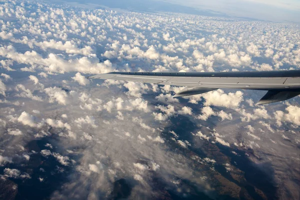 Aerial View Sky Clouds — Stock Photo, Image