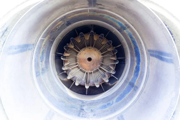 Motor Turbina Aeronáutica Feito Composição Liga Níquel — Fotografia de Stock