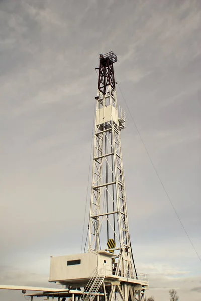 Raffineria Petrolio Centrale Elettrica — Foto Stock