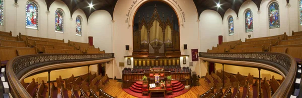 Wnętrze Kościoła Andrzeja Presbyteriana Victoria Vancouver Island Kolumbia Brytyjska Usa — Zdjęcie stockowe