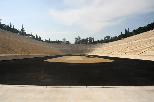 Prázdný Stadion Spoustou Lidí — Stock fotografie