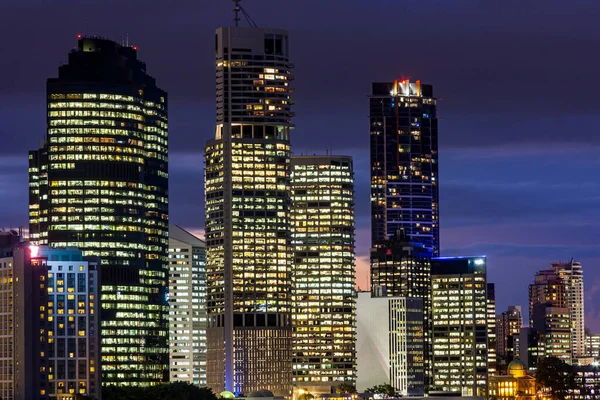 Brisbane Queensland Australien Januari 2019 Story Bridge Och Stadens Skyskrapor — Stockfoto