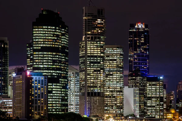 Brisbane Queensland Australië Januari 2019 Story Bridge Wolkenkrabbers Van Stad — Stockfoto