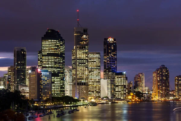 Brisbane Queensland Australien Januar 2019 Story Bridge Und Die Wolkenkratzer — Stockfoto