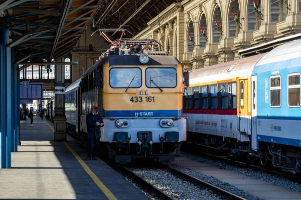 Budapest Hongarije Feb 2020 Het Keleti Treinstation Een Van Oudste — Stockfoto