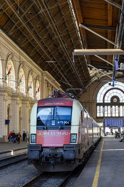 Budapest Hungría Feb 2020 Estación Tren Keleti Una Las Más —  Fotos de Stock