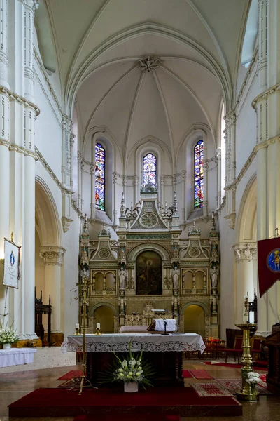 Igreja Laszlo Interior Com Quase Toda Decoração Por Cerâmica Tipo — Fotografia de Stock